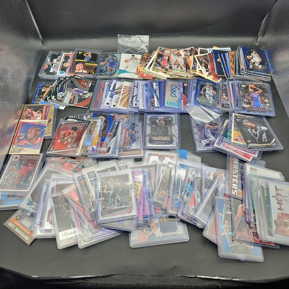 Huge Collection Of Basketball Cards Rares Rookies Autos 211 Total Cards 200+